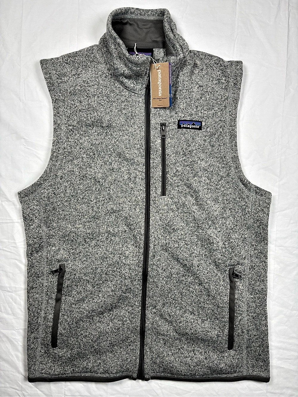 Patagonia Men's Better Sweater Vest Gray Fleece Size Medium
